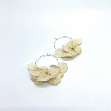 Boucles d'oreilles Hortensia