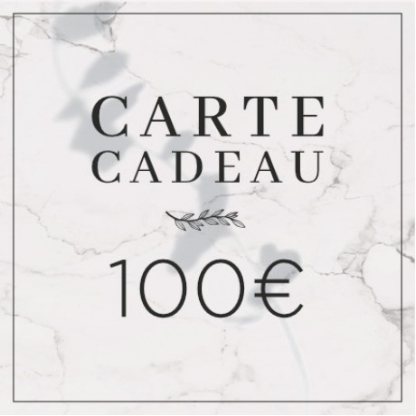 Carte Cadeau 100€