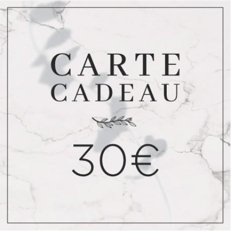 Carte Cadeau 30€