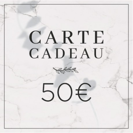 Carte Cadeau 50€